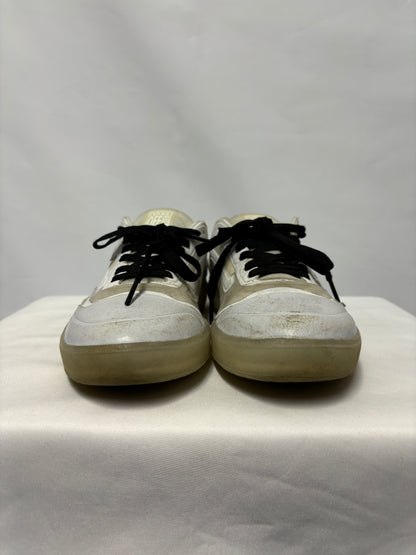 Vans White Ave Leather Pro Trainers 8