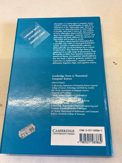 Information Flow The Logic of Distributed Systems Jon Barwise and Jerry Seligman
