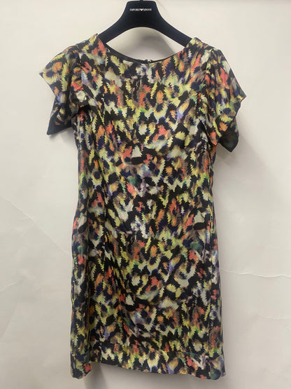 Emporio Armani Silk Multicolour Mini Dress 6