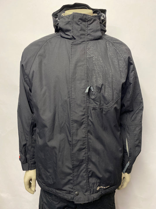 Dare2b Black Waterproof Fleece Lined Ski Jacket Large