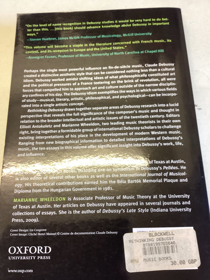 Rethinking Debussy Edited Antokoletz and Wheeldon