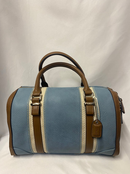 Clarks Blue and Brown Small Barrel Bag BNWT