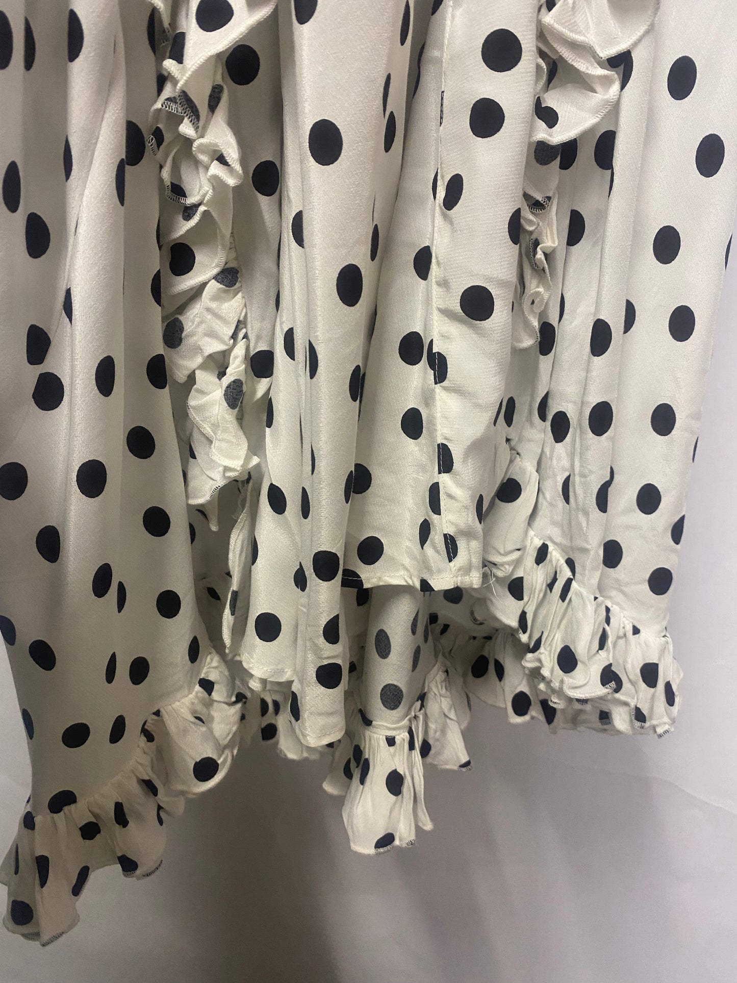 Rat & Boa White Polka Dot Maxi Occasion Mariella Dress S BNWT