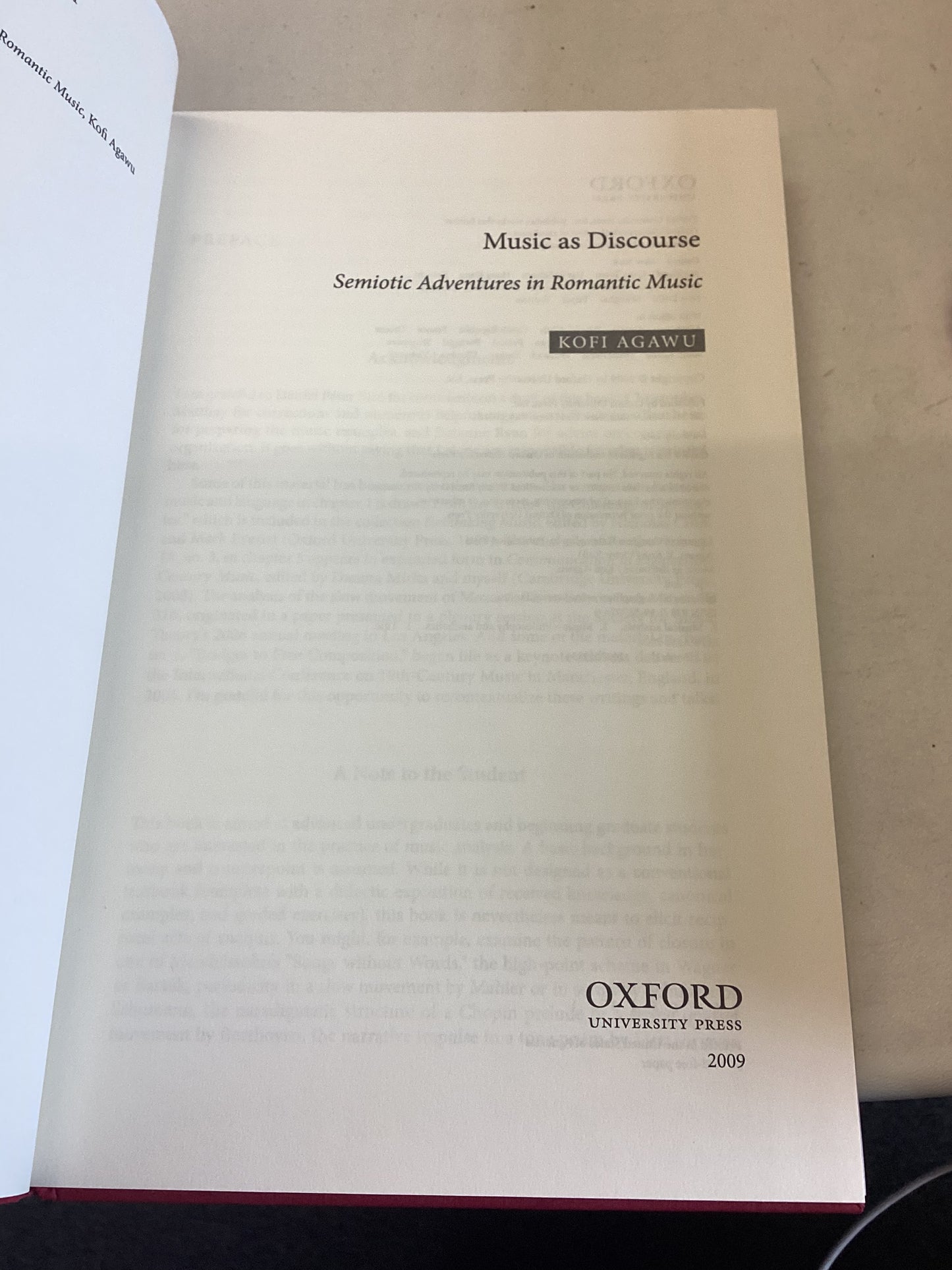 Music as Discourse Semiotic Adventures In Romantic Music Kofi Agawu