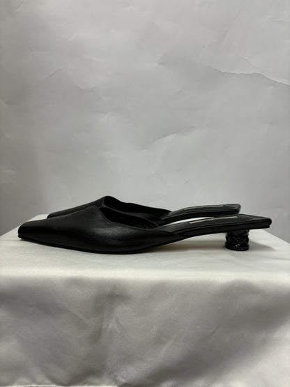 Yuul Yie Black Leather Iowa Mules 8.5