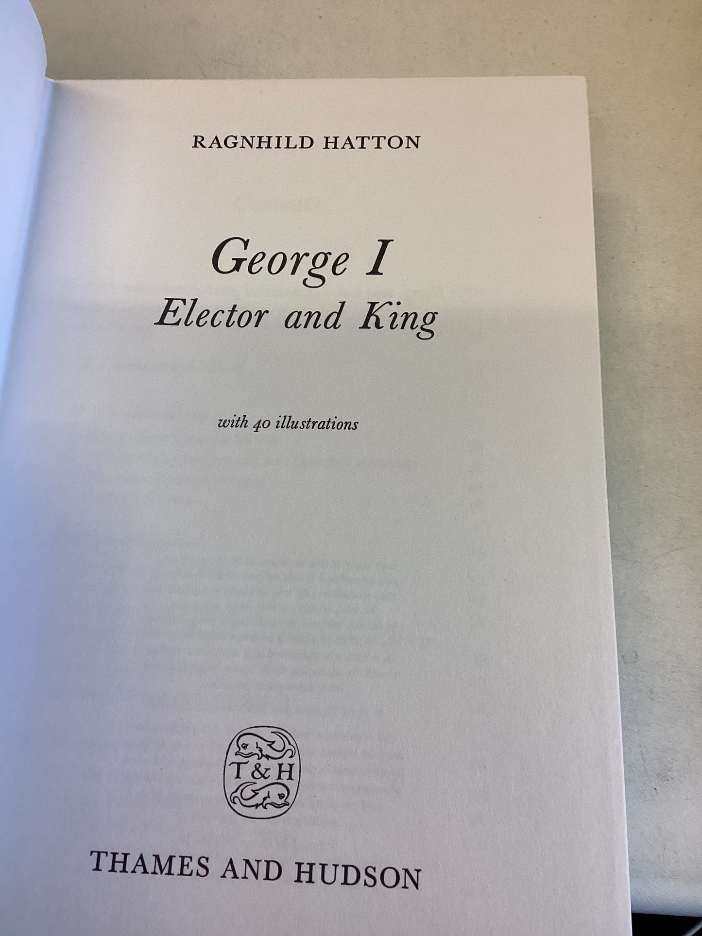 George 1 Elector and King Ragnhild Hatton