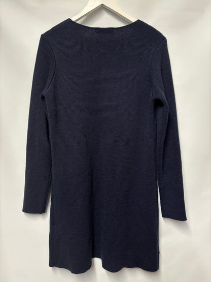 Codice Navy Merino Blend Long Cardigan Medium