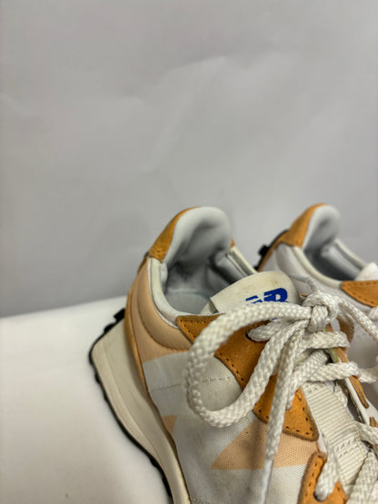 New Balance 327 Peach Sand Orange Lace Up Trainers 3.5