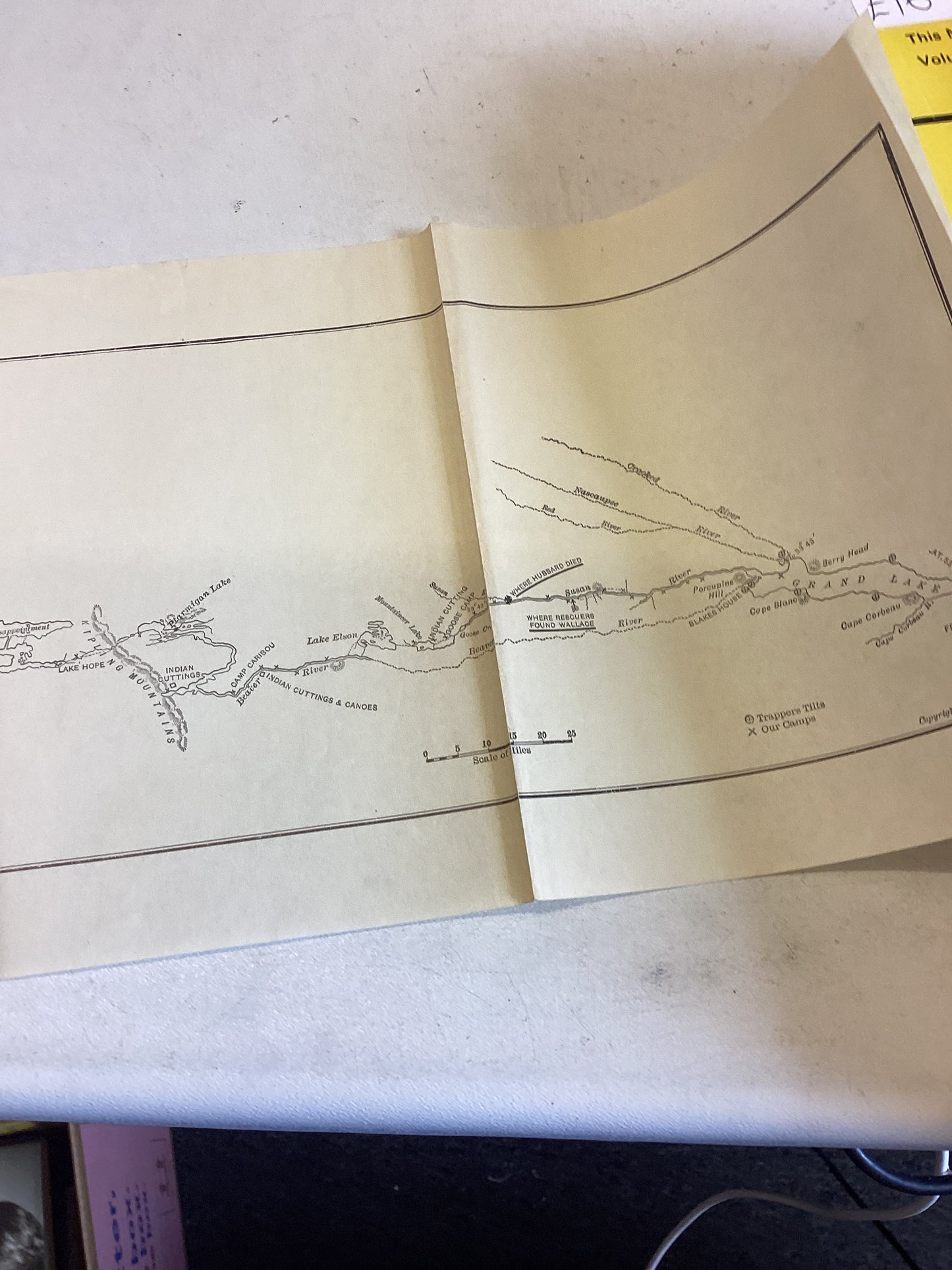 The Lure of The Labrador Wild By Dillon Wallace First Edition  with Fold Out Maps