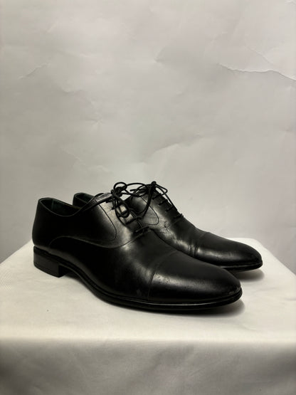 Russell and Bromley Black Leather Oxford Lace Up Shoes 6.5