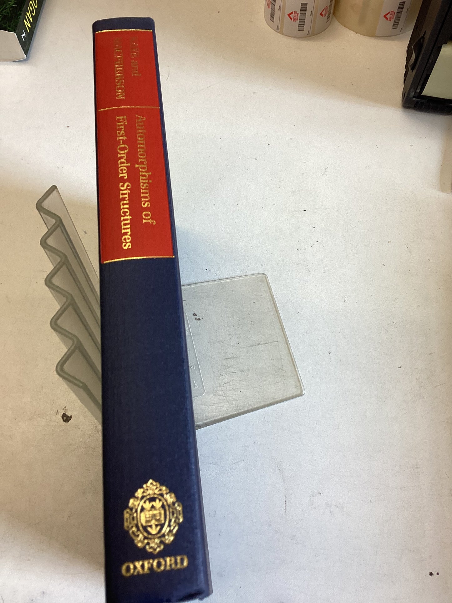 Automorphisms of First Order Structures Edited By Richard Kaye and Dugald MacPherson