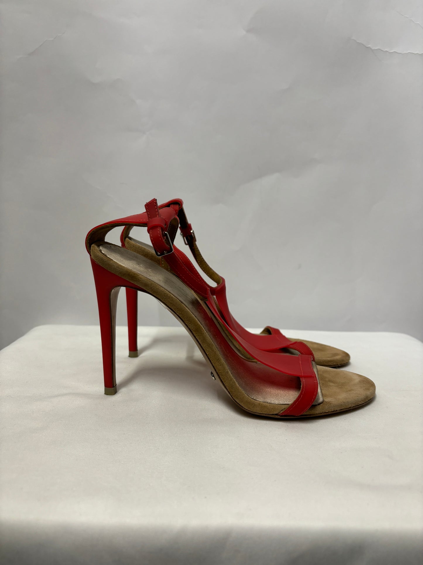 Burberry Prorsum Pink Taylor Stiletto Heel Sandals 35