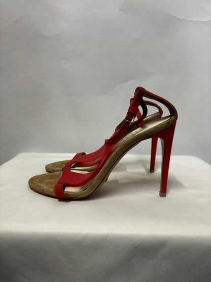 Burberry Prorsum Pink Taylor Stiletto Heel Sandals 35