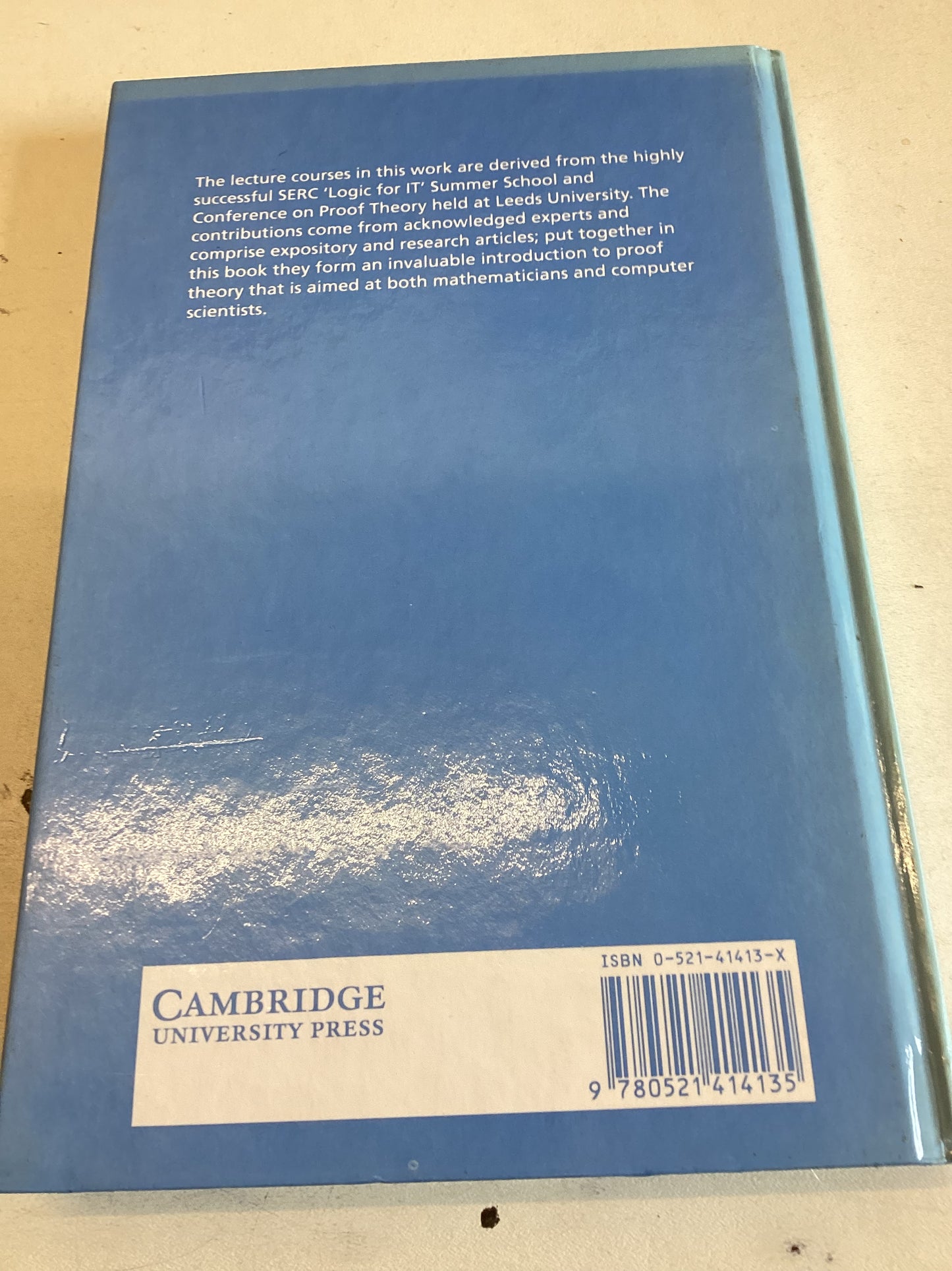 Proof Theory Peter Aczel Harold Simmons Stanley Wainer