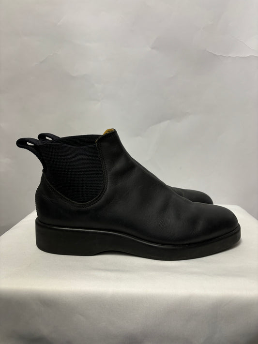 R.M Williams Black Leather Marc Newson Yard Boots 6