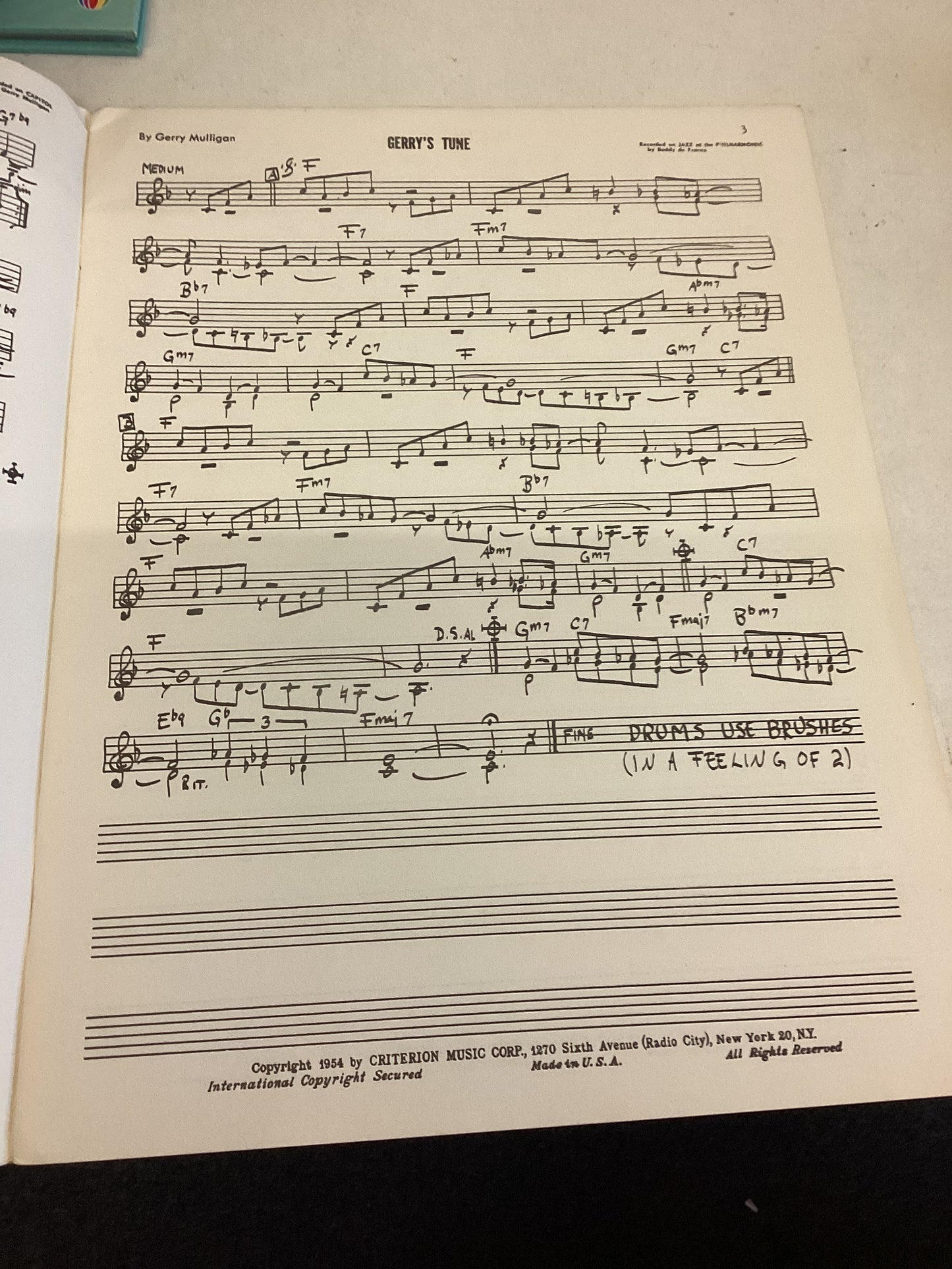 Gerry Mulligan Sketch-Orks Designed For Small Groups