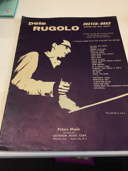 Pete Rugolo Sketch-Orks Designed For Small Groups Transcribed From His original Recordings