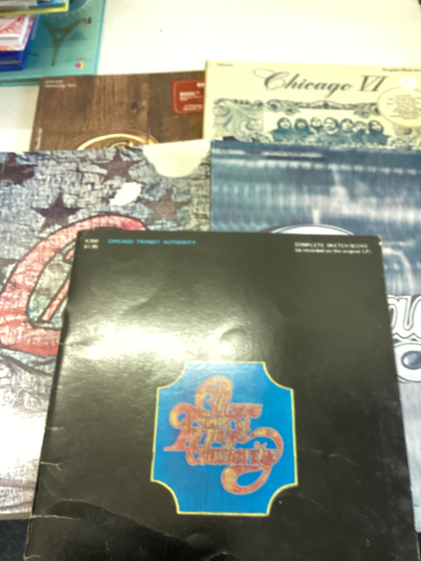 5 Chicago Albums Chicago V Chicago Transit Authority Chicago Second Album Chicago Third Album Chicago VI