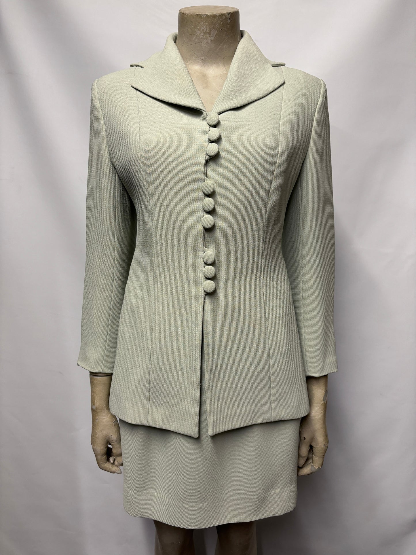 Vintage Zarina Mint Green Skirt Suit 6