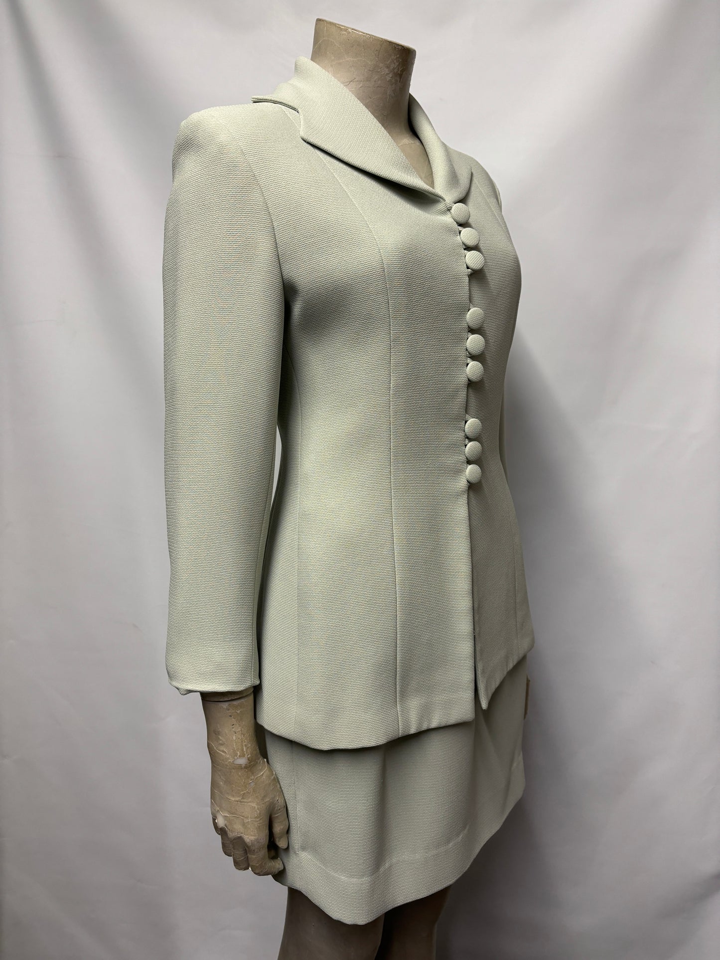 Vintage Zarina Mint Green Skirt Suit 6