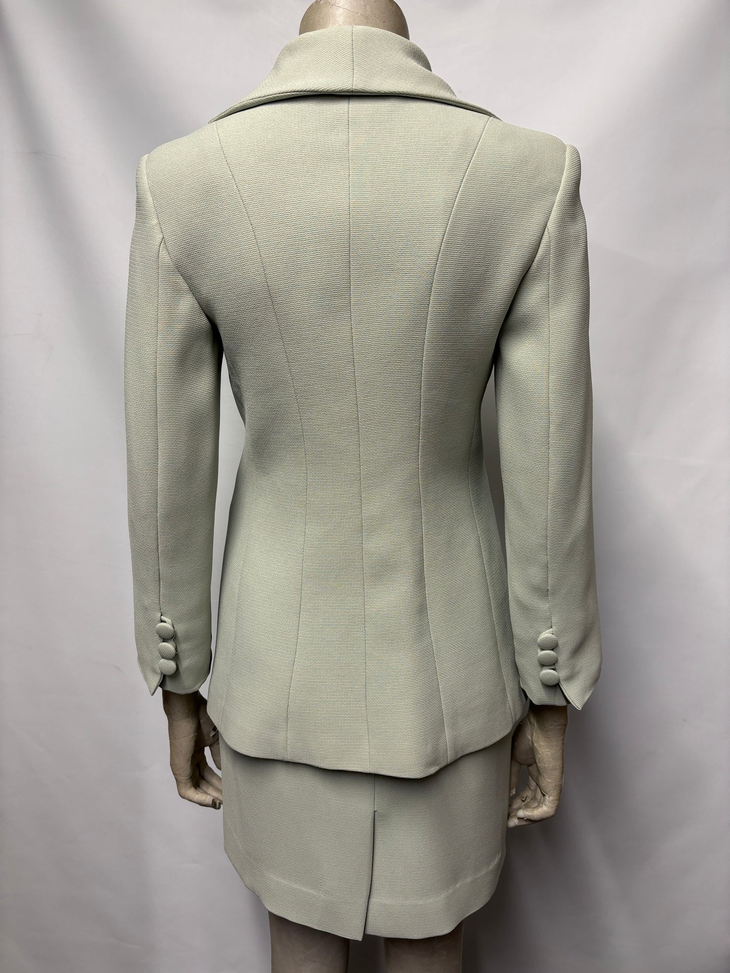 Vintage Zarina Mint Green Skirt Suit 6