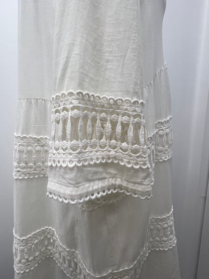 Mint Velvet White Lace Blouse Size 18 BNWT