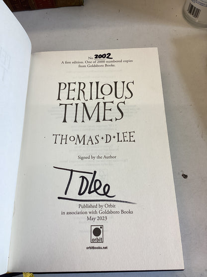 Perilous Times Thomas D Lee Signed Limited Edition 2002/2000