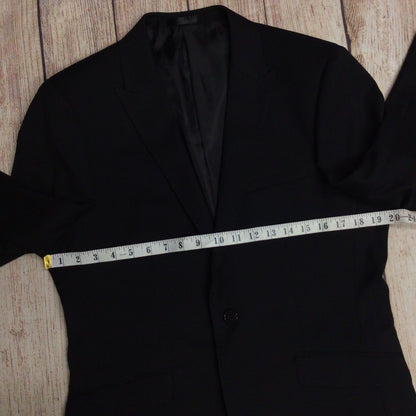 OneSix5ive Black 3 Piece Suit, Jacket Size 38S Trousers Size 32S (on labels)