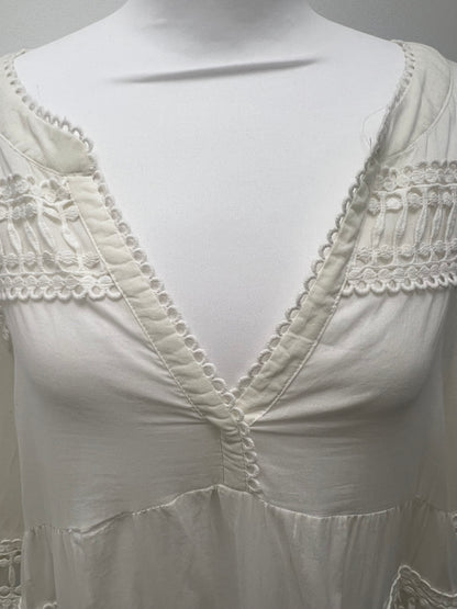 Mint Velvet White Lace Blouse Size 18 BNWT