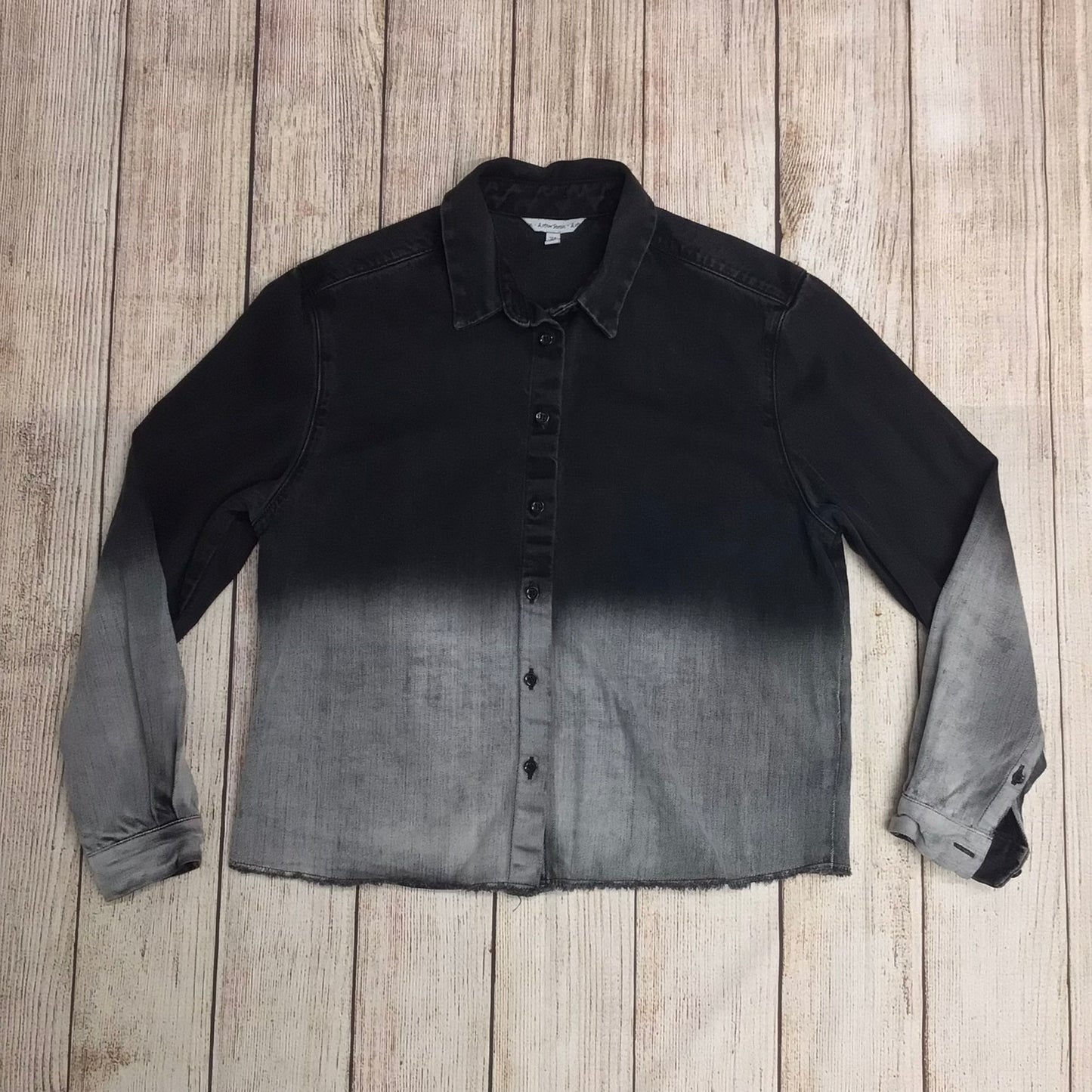 & Other Stories Black Gradient Shirt Size 8 (Euro 36)