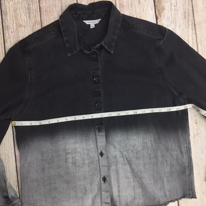 & Other Stories Black Gradient Shirt Size 8 (Euro 36)