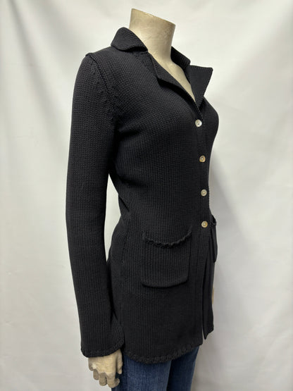 DAY Birger et Mikkelson Navy Cotton Cardigan Small