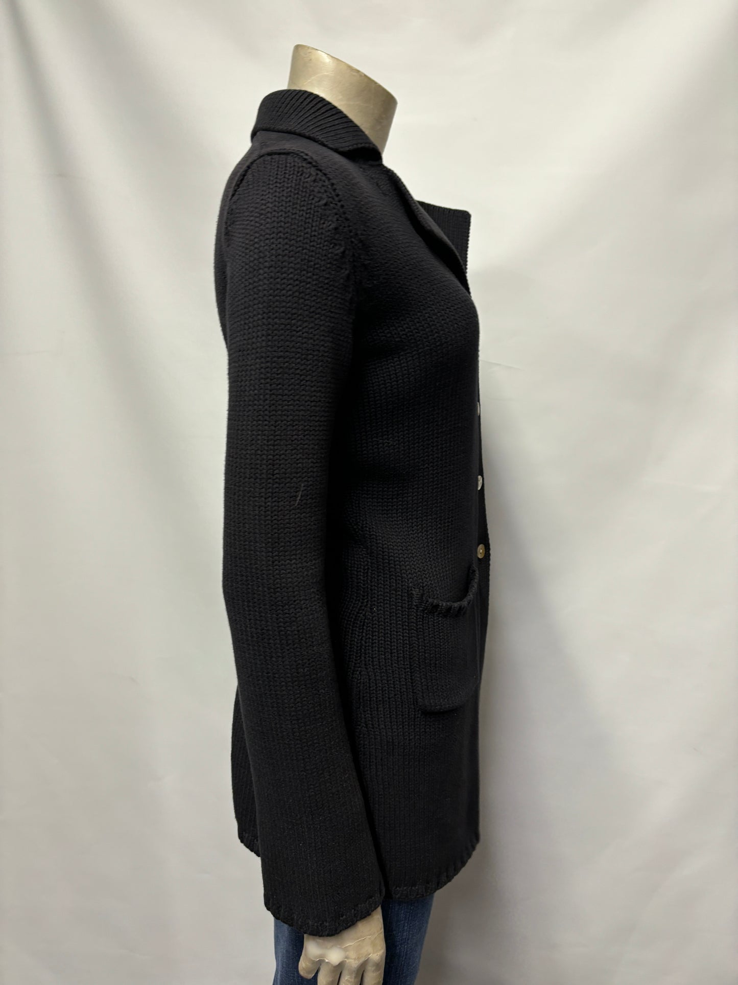 DAY Birger et Mikkelson Navy Cotton Cardigan Small