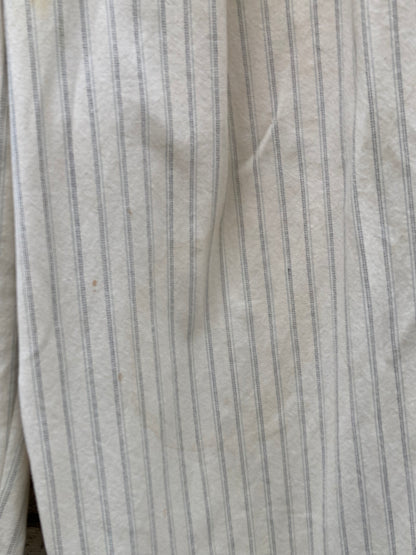 Yohji Yamamoto Costume D'Homme Cream Pinstriped Suit Size Medium