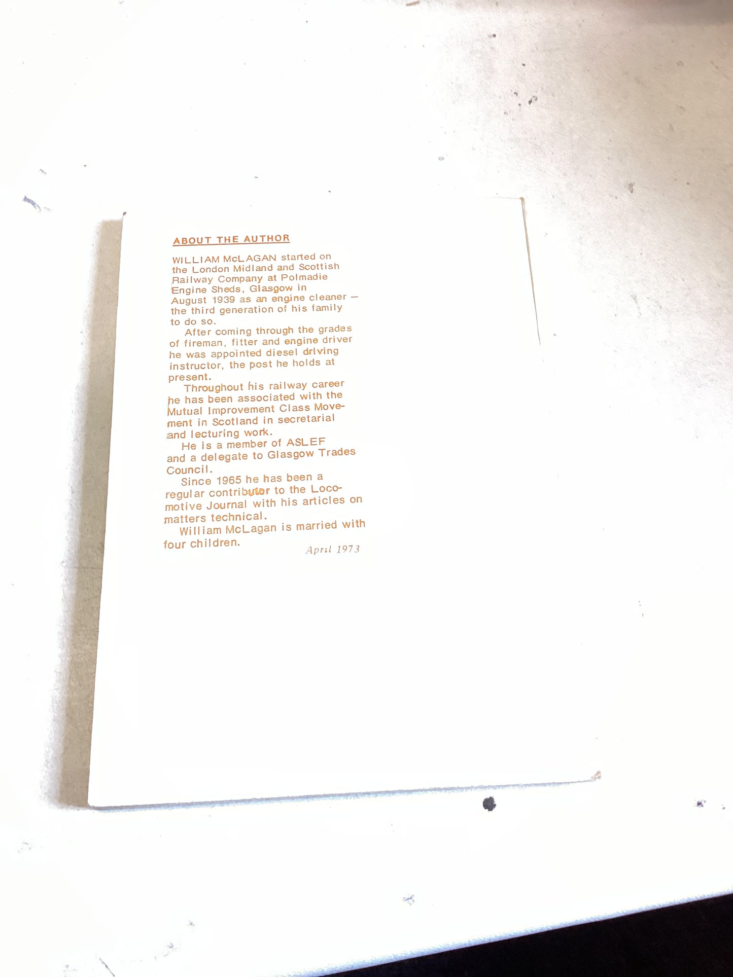 Steam Lines Railway Poems from The Steam Age On. Collected by William McLogan