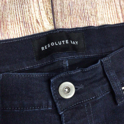 Resolute Bay Blue Commuter Jeans w/Reflective Leg Strip Size W32 L30 (on label)