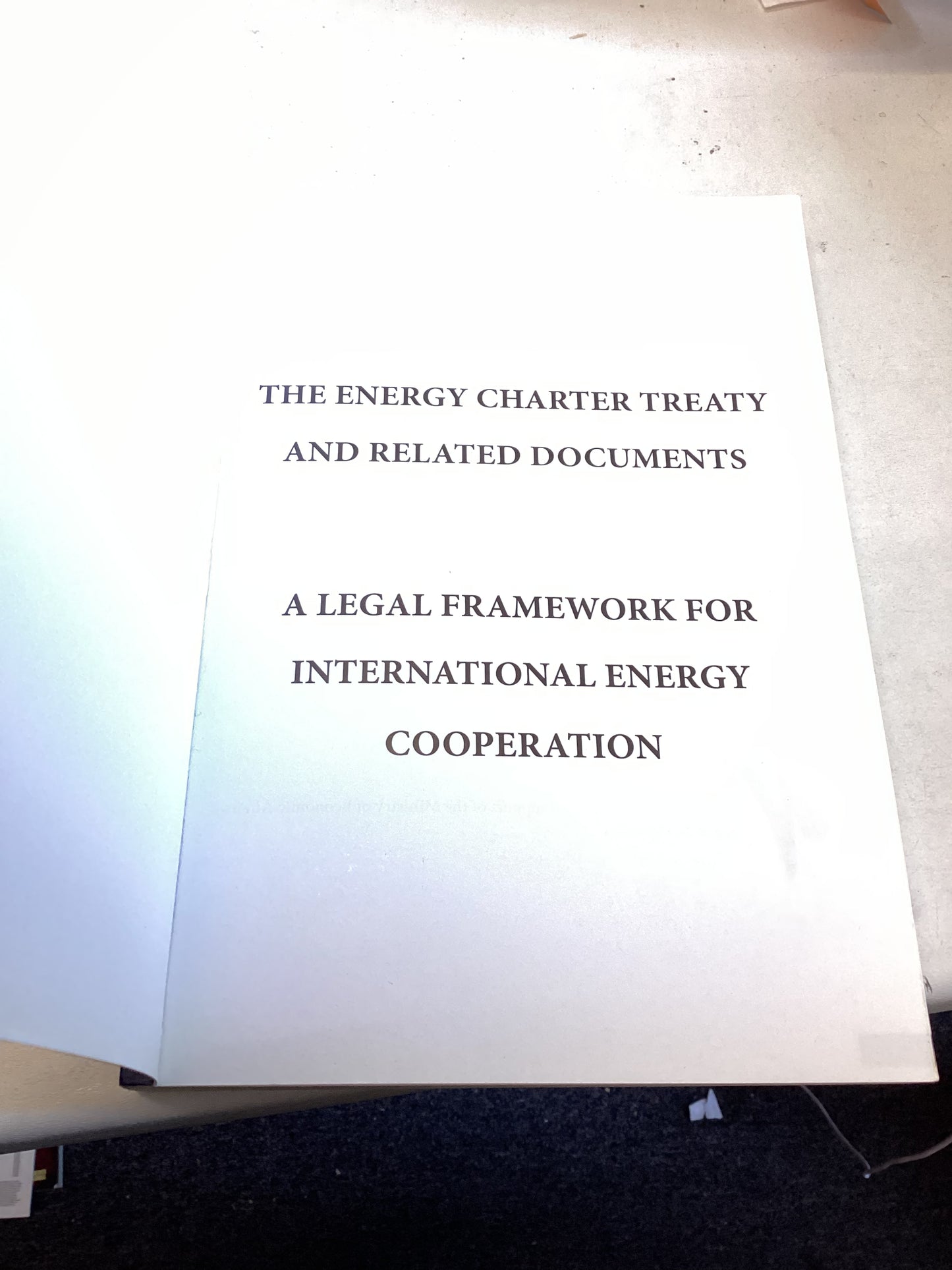 The Energy Charter Treaty and Related and Related Documents
