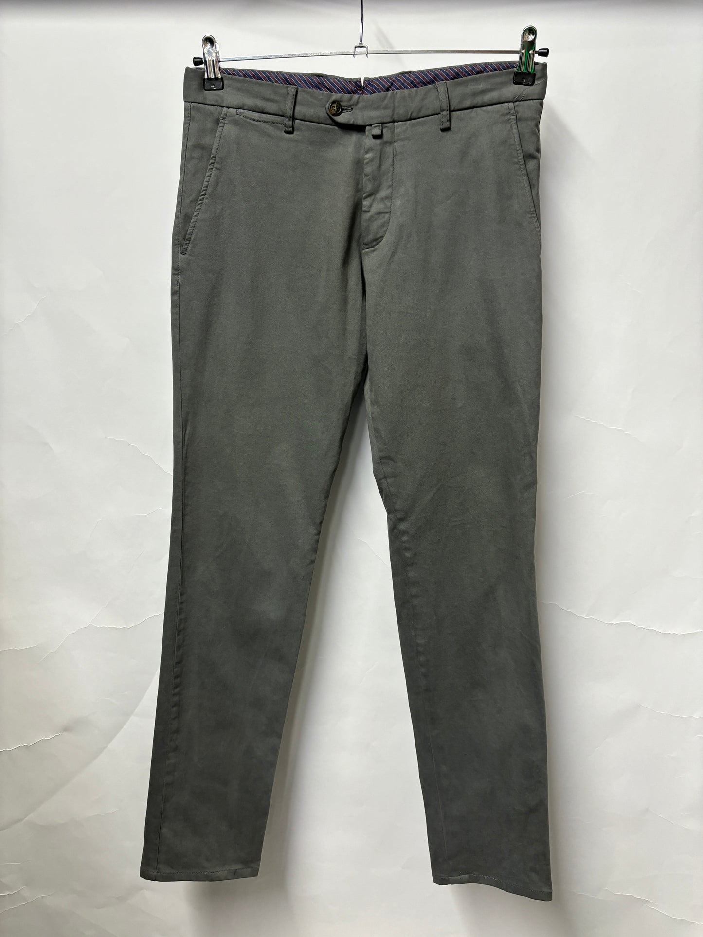 Boggi Grey Cotton Chinos 32