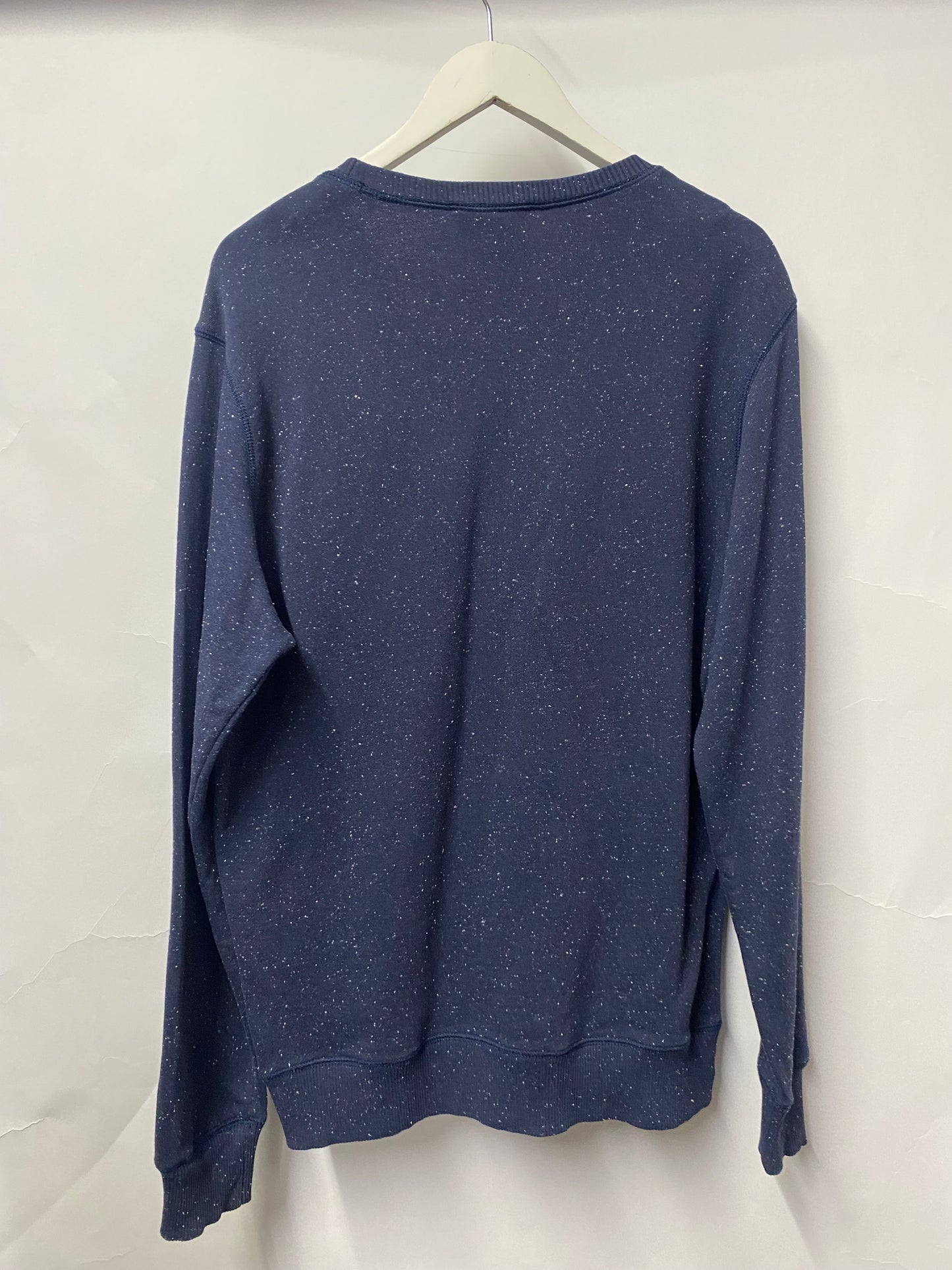 Diesel Blue Speckled Graphic Sweatshirt Medium