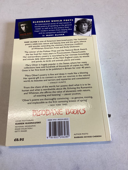 Wild Geese Selected Poems Mary Oliver Bloodaxe World Poetsl
