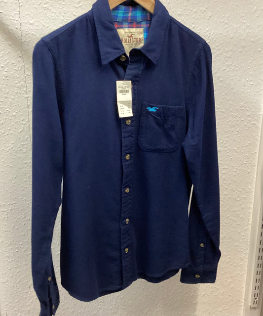 BNWT Hollister Blue Shirt Size M RRP£49