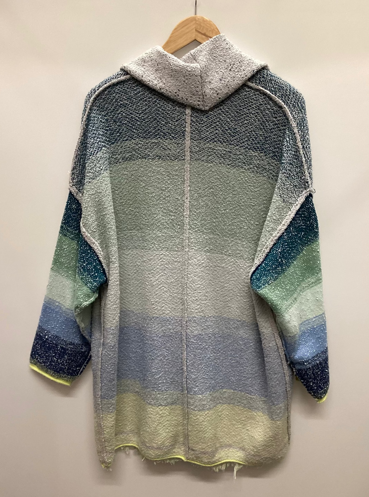 Free People Blues Gradient Oversized Cardigan Size XS