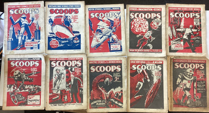 Scoops Set of 20 Vol 1 No's 1 to 20 Dates from 10 February  1934 to 23rd June 1934