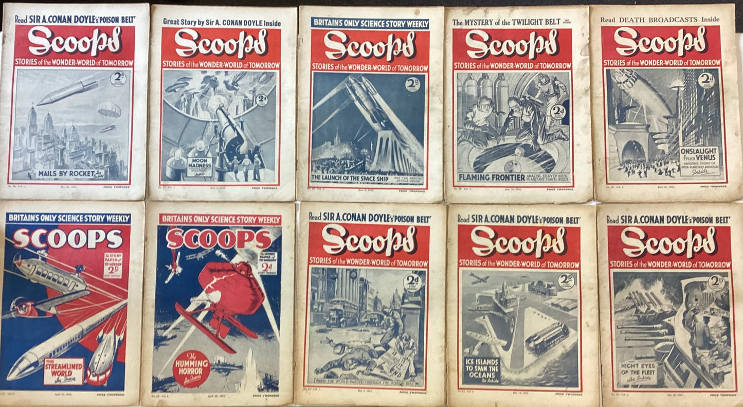 Scoops Set of 20 Vol 1 No's 1 to 20 Dates from 10 February  1934 to 23rd June 1934