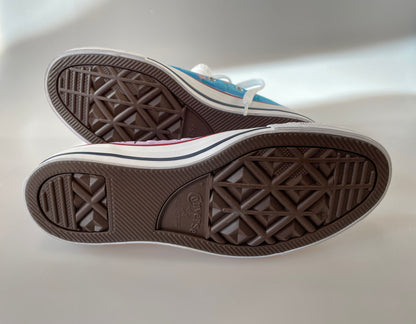 Converse New in Box All Star High Top Handpainted Personalised Trainers UK 4