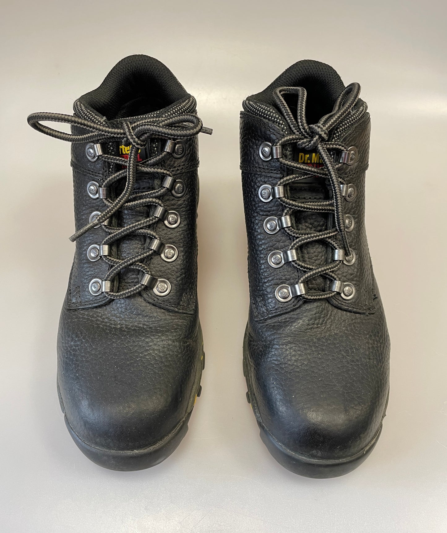 Dr Martens Black Leather Workwear Boots 6