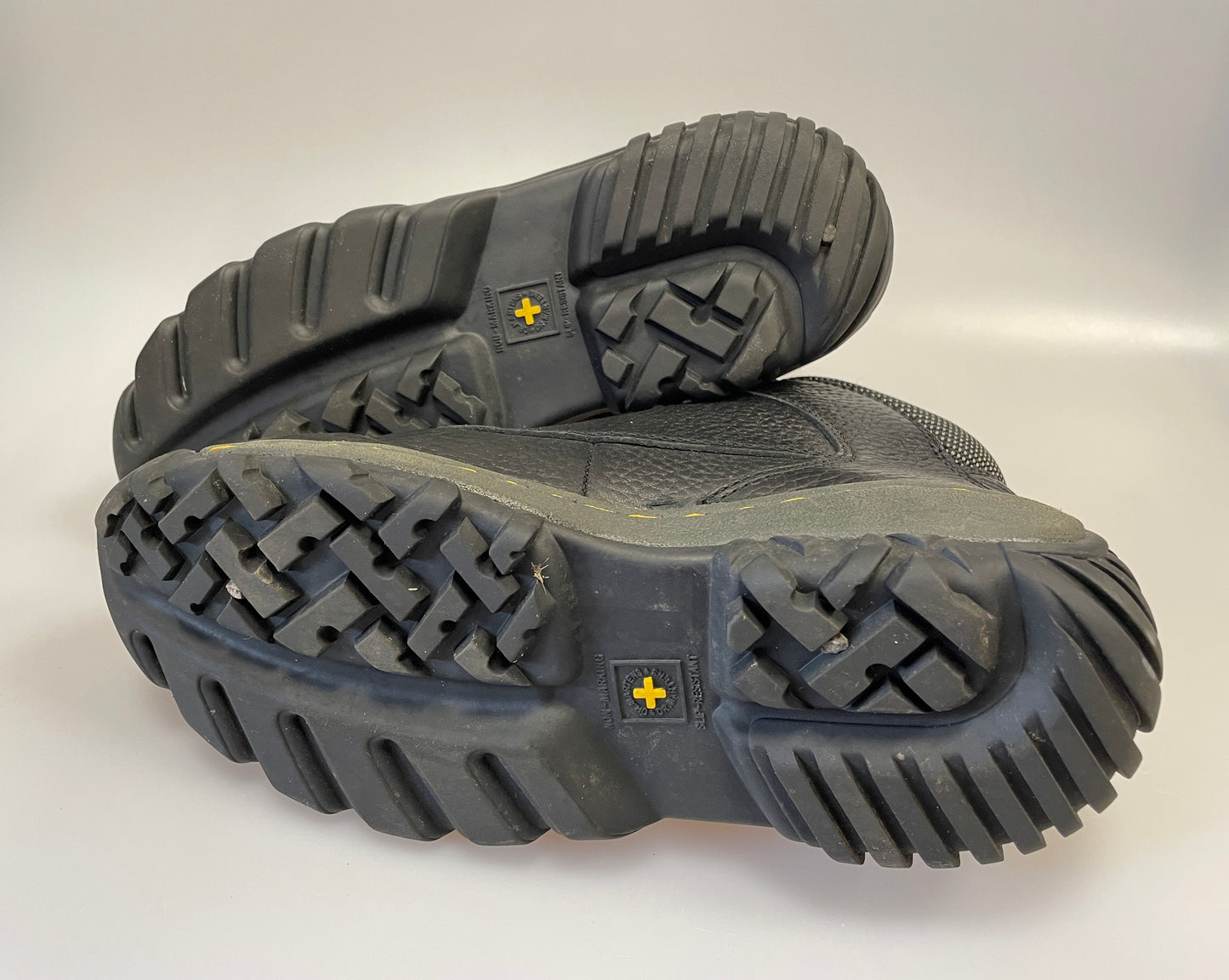 Dr Martens Black Leather Workwear Boots 6