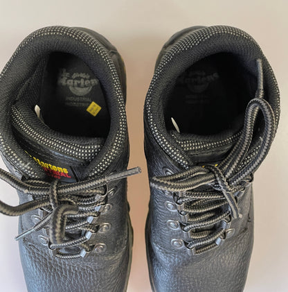 Dr Martens Black Leather Workwear Boots 6