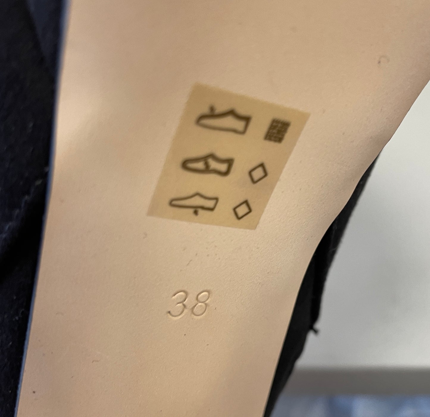 Carvela by Kurt Geiger New in Box Black Faux Suede Heeled Wedged Boots EU 38 UK 5