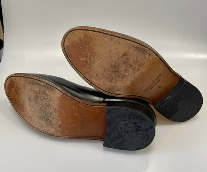 Samuel Windsor Black Pull on Leather Boots Size 9